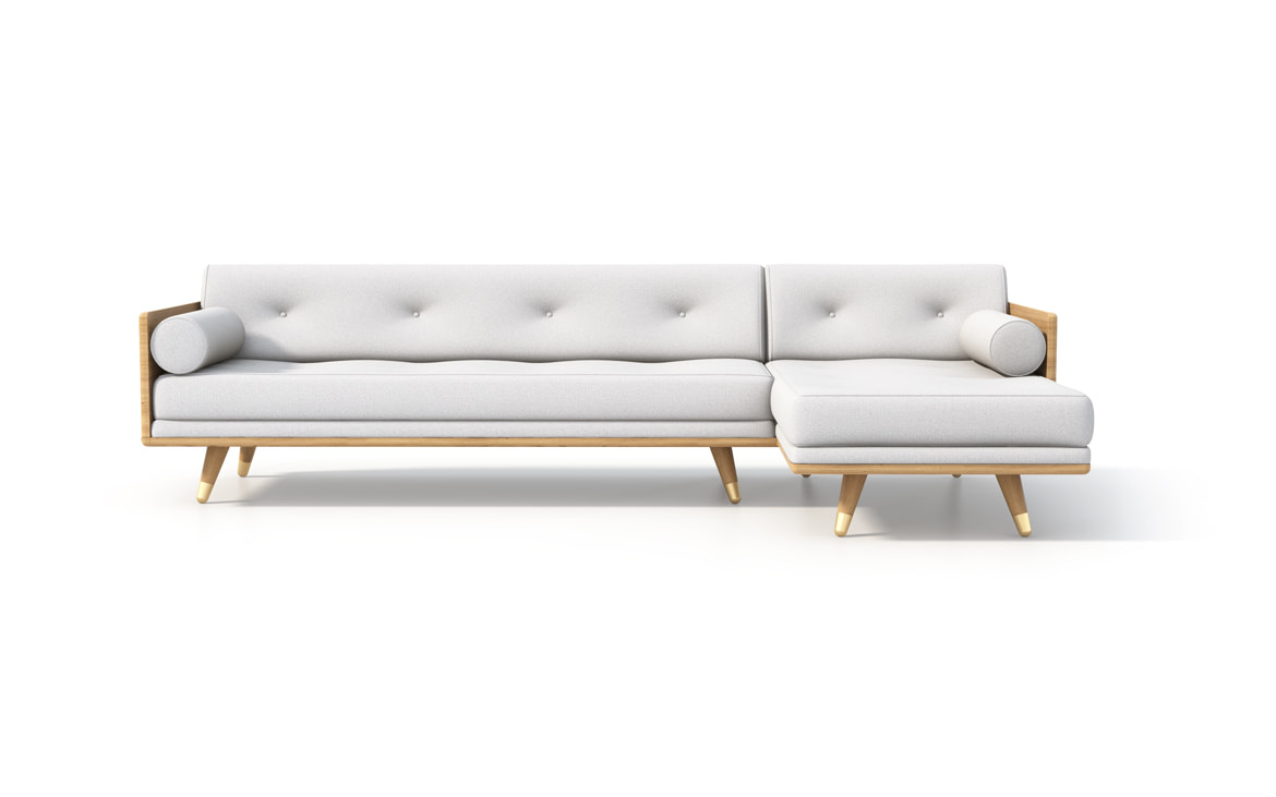 No.5 Series Sectional in Bone