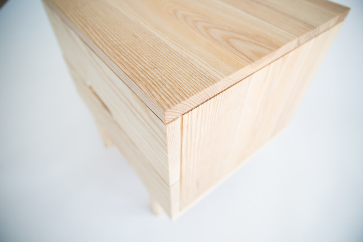 simple side table top view