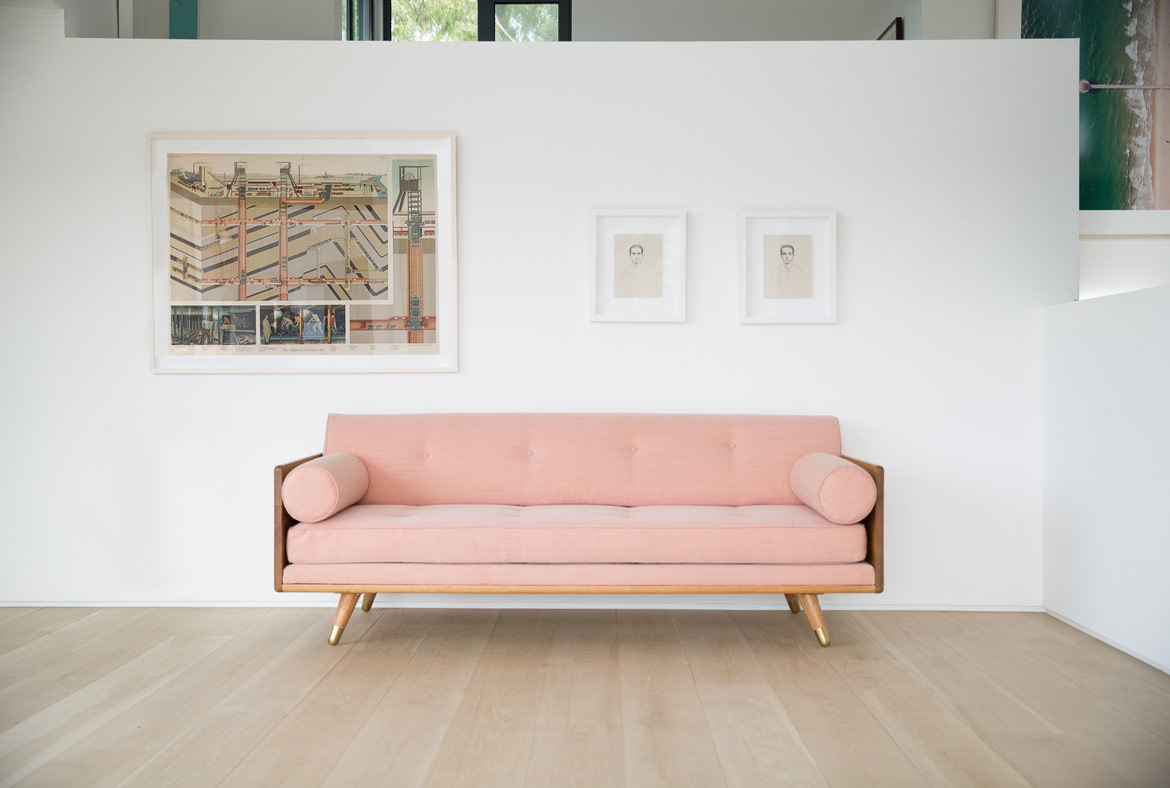 No.5 Series Sofa in Pink