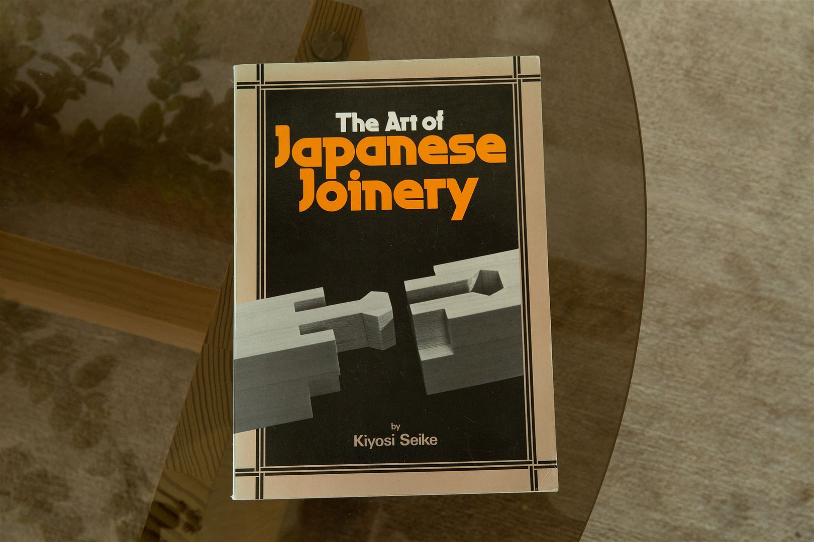 Book Cover Titled the Art of Japanese Joinery by Kiyosi Seike on a Table |  | Kalon Studios Us