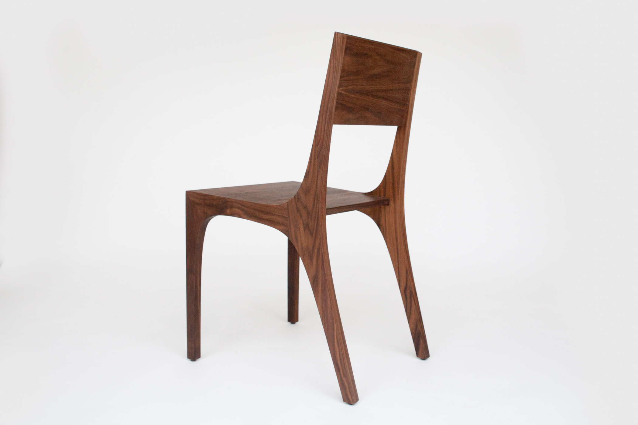 Isometric Chair in Black Walnut