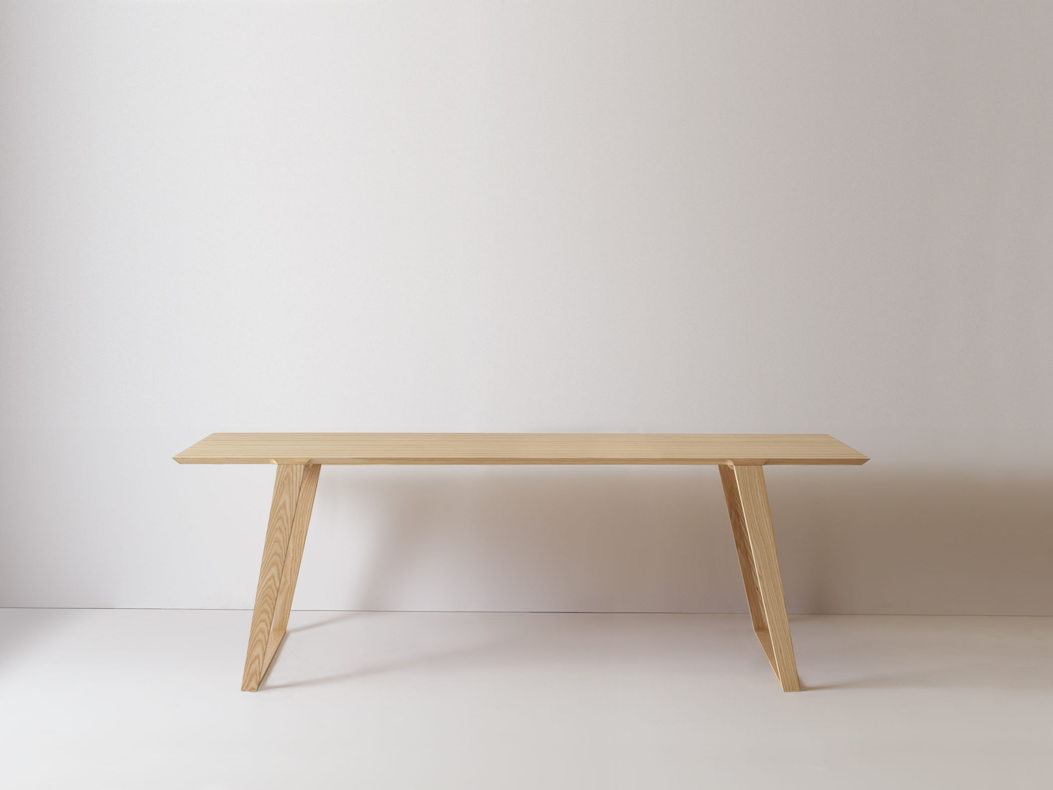 Large Isometric Table in Ash