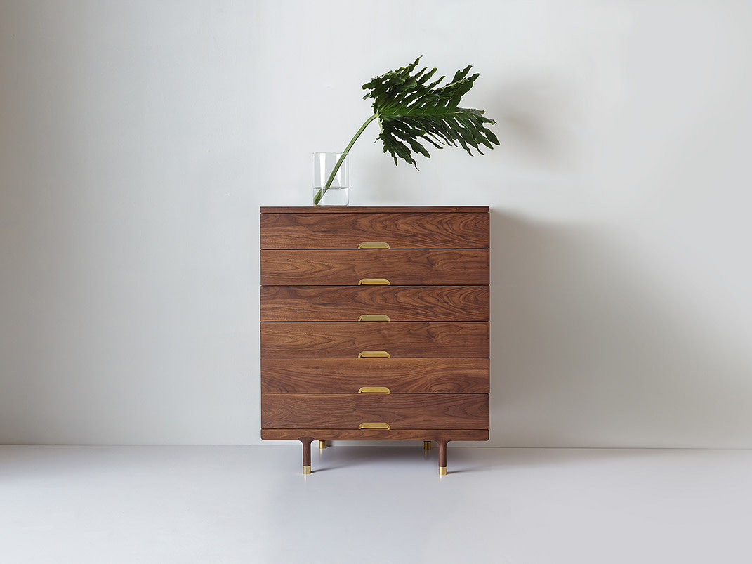 Simple Tallboy Dresser Walnut | Kalon Studios US Simple Tallboy Dresser Walnut | Kalon Studios US