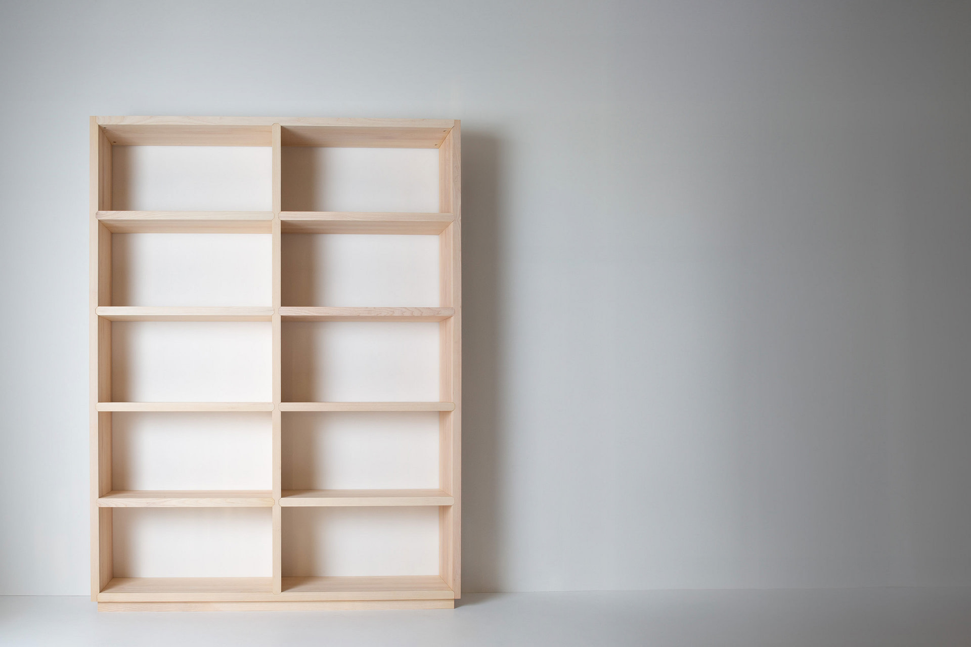 Rugosa Bookshelf - Modern Solid Wood Design