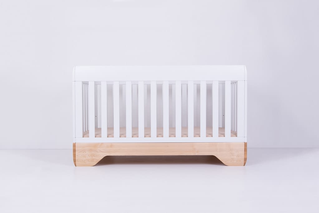 solid maple crib