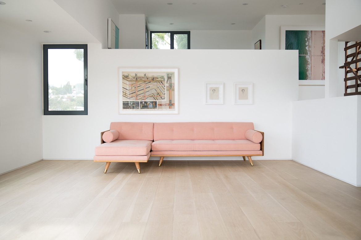 No.5 Series Sectional in Pink